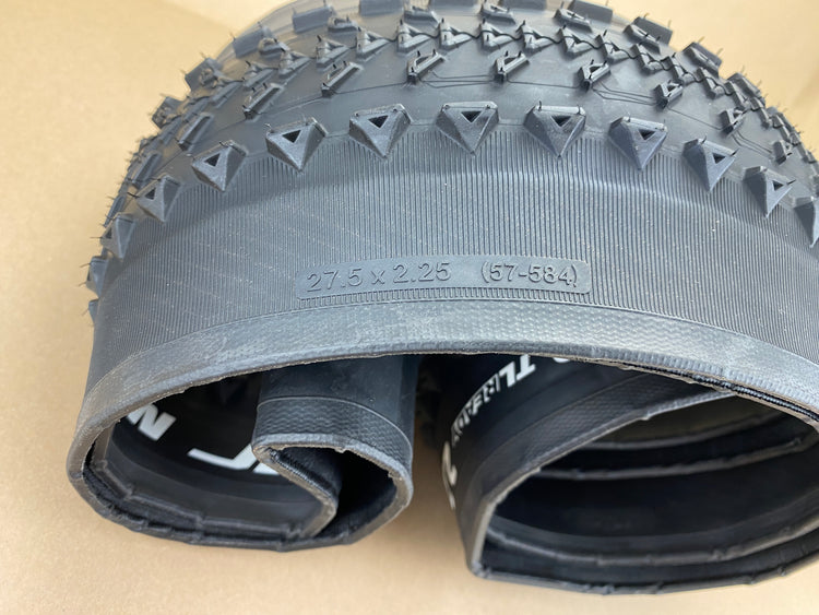 view of the tire size