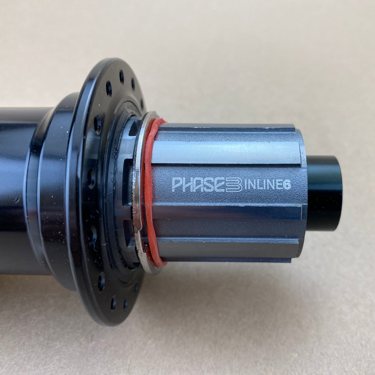 close up of the freehub body