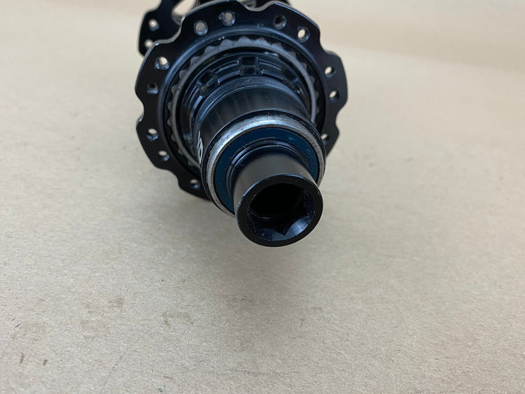view of the right side axle end