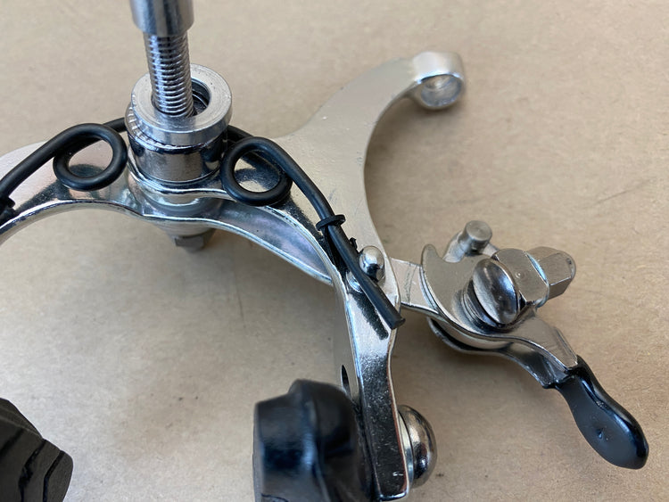 close up of return spring