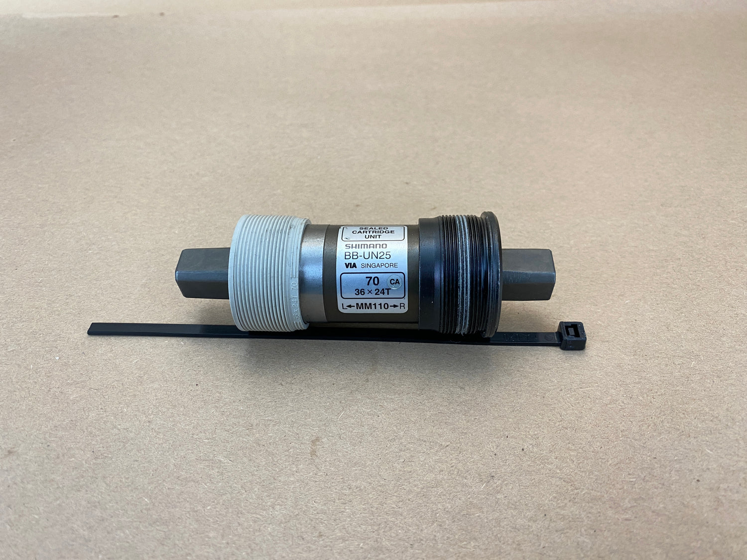 main view of the bottom bracket