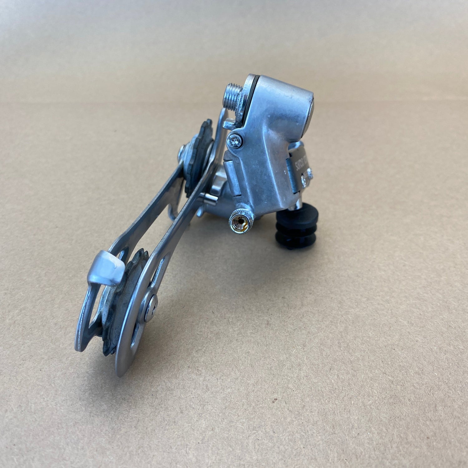 rear view of the rear derailleur