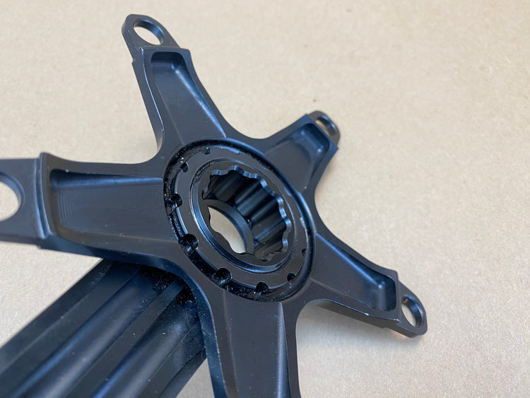 close up of spindle interface