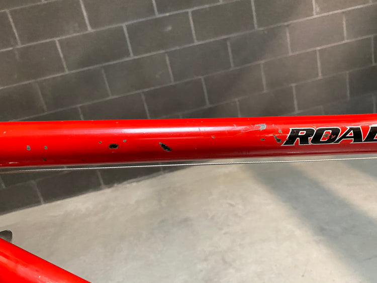 scratches on the top tube