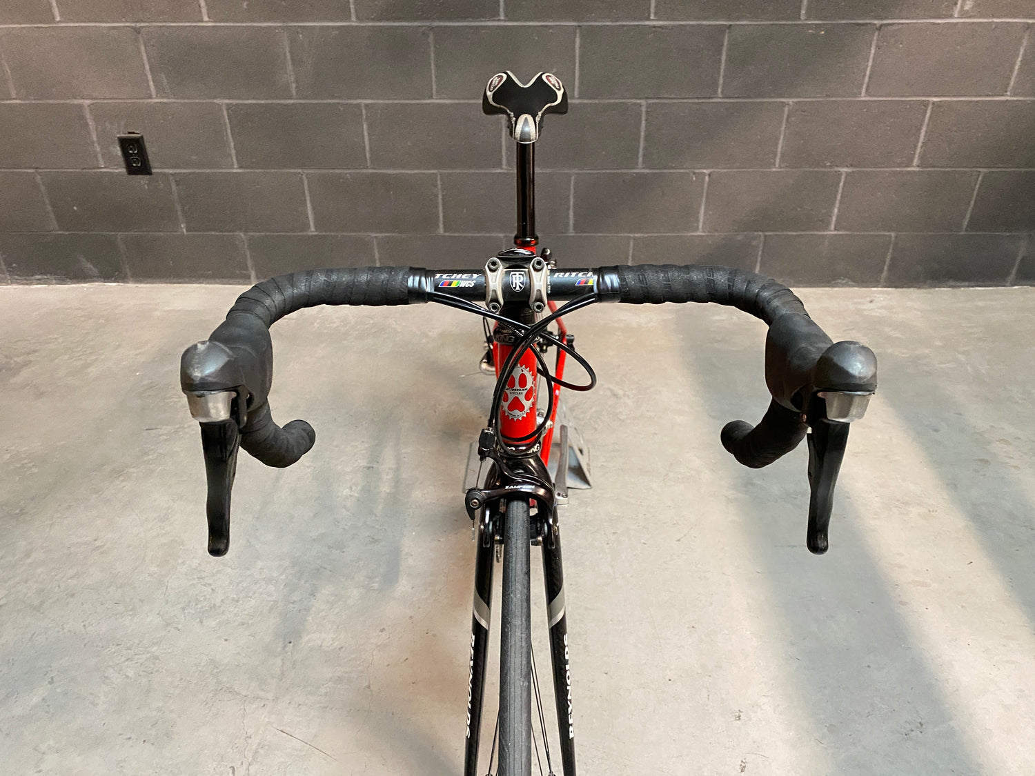 front view of the bike