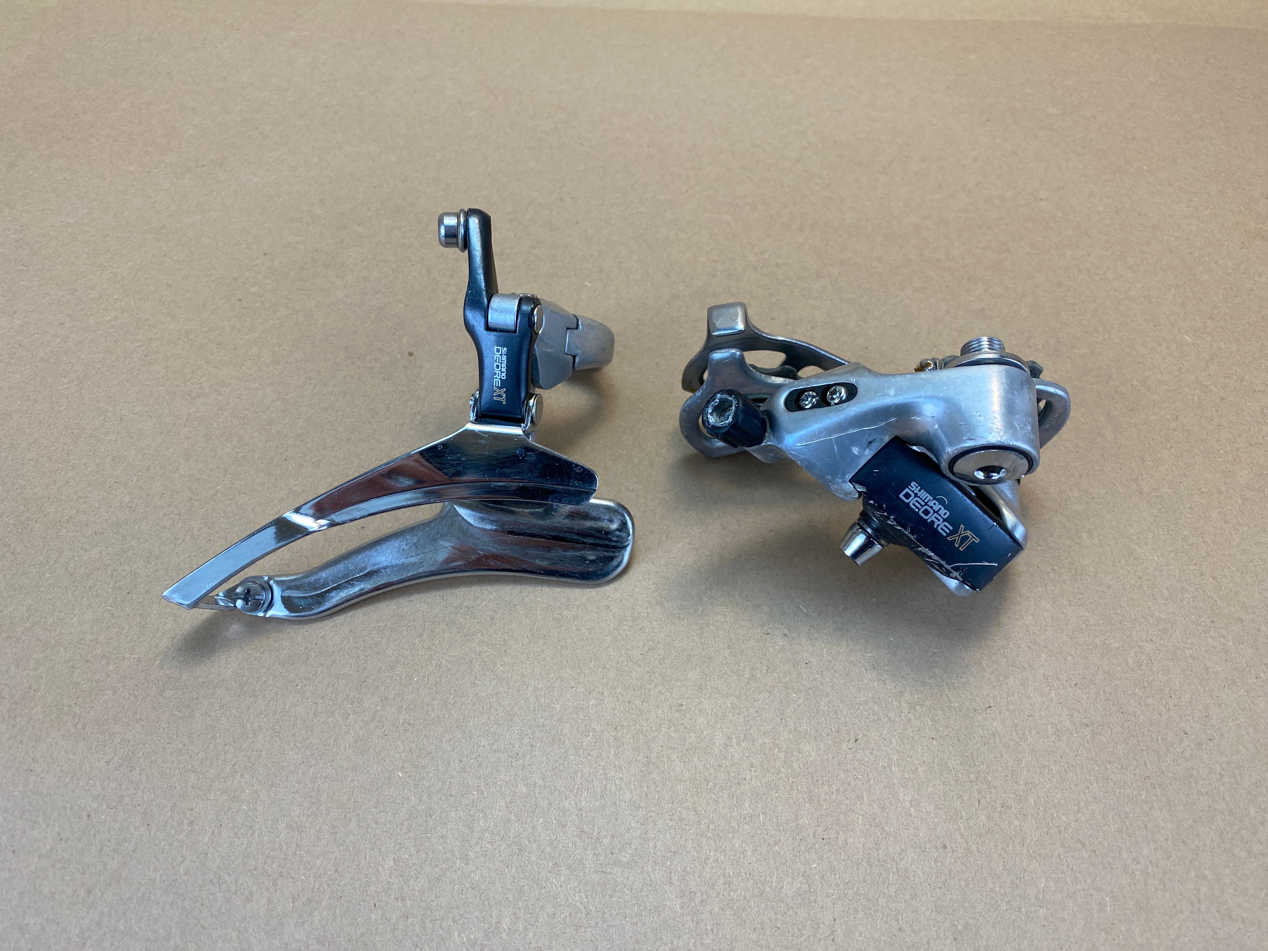 deore xt ディレイラーセット　M735 Shimano Deore XT M735 Derailleur Set