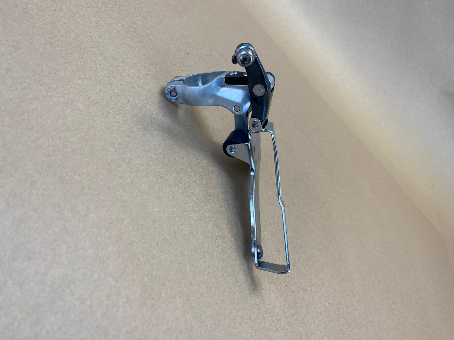 rear view of the front derailleur