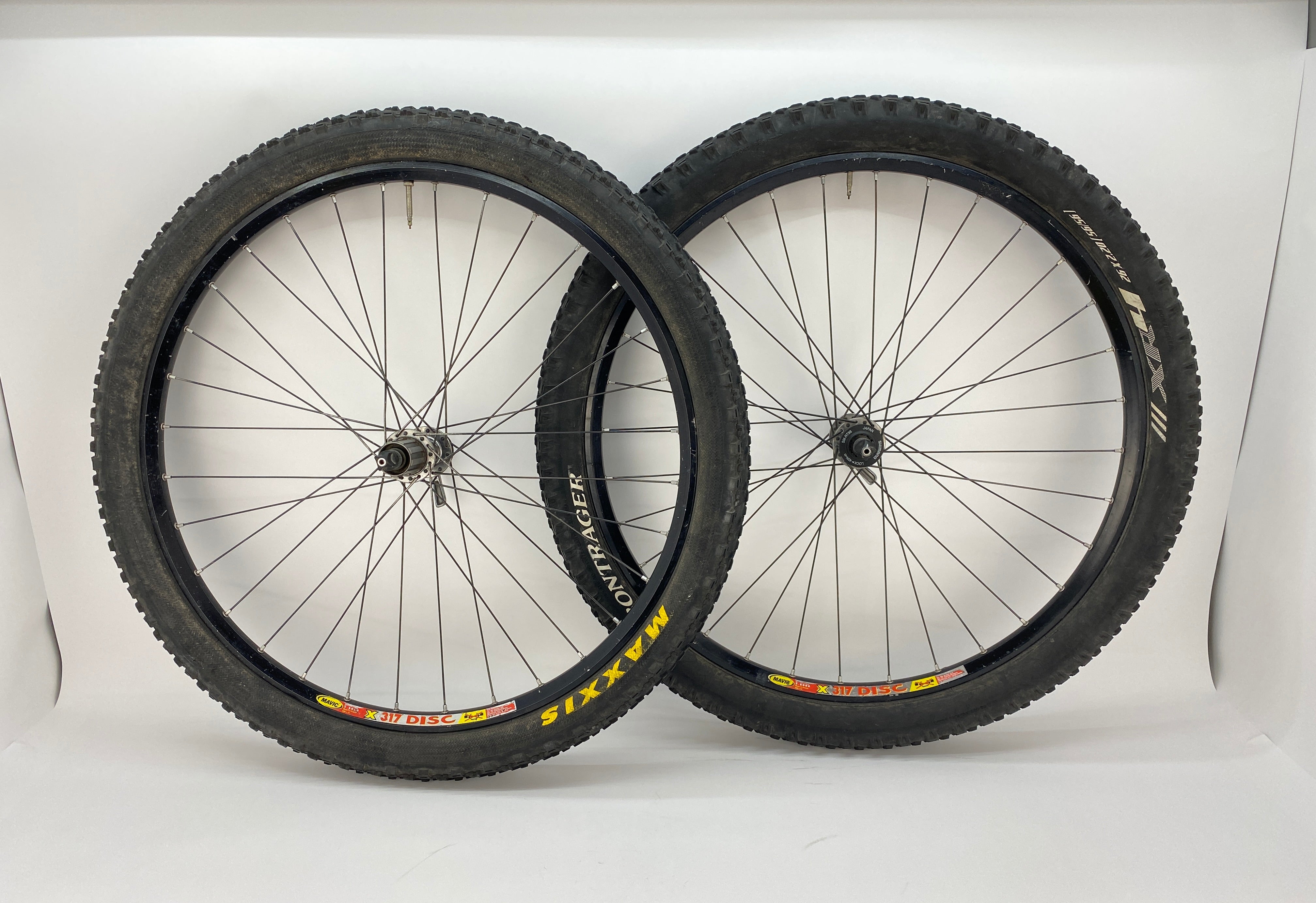 SHIMANO XT ハブ MAVIC X317 DISC 26インチホイール Mavic X317 / XTR M-965 Wheelset - 26 inch