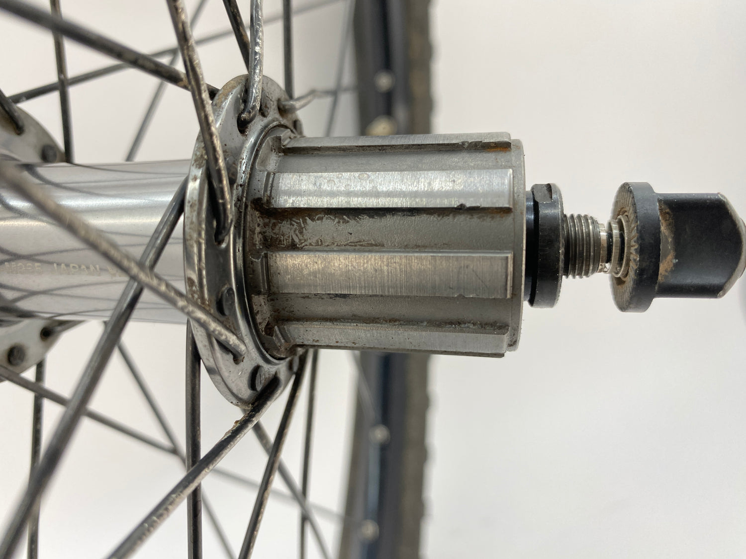 close up of freehub body