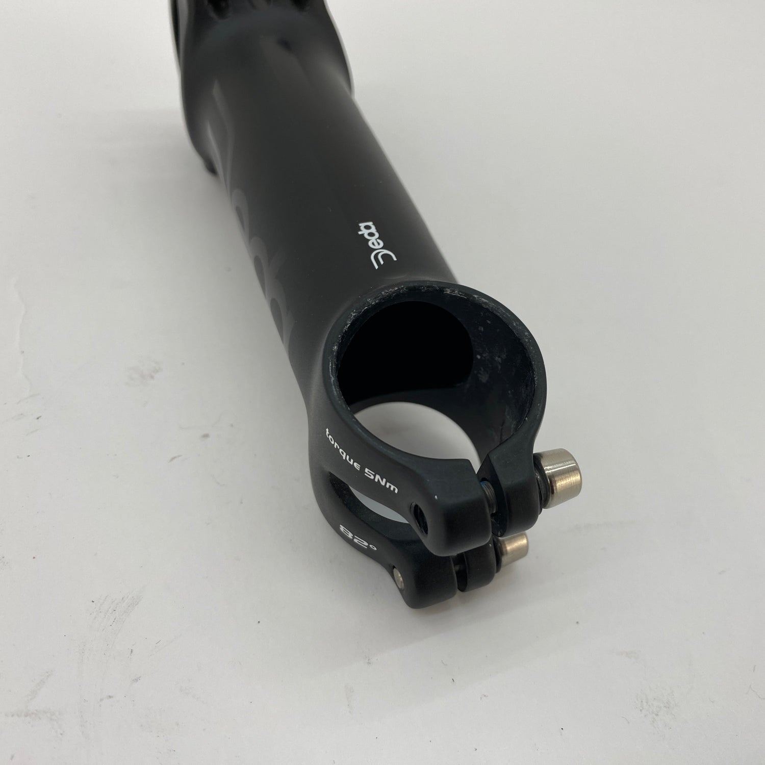 view inside the steerer clamp