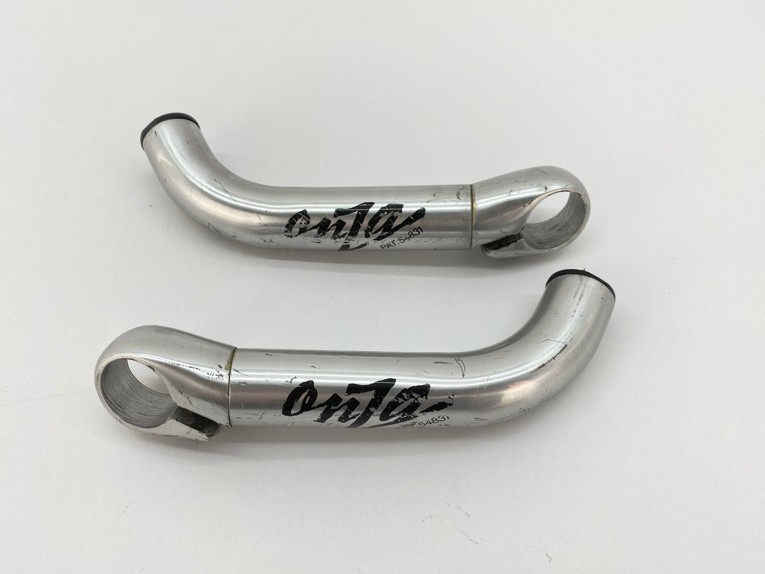 side view of the bar ends