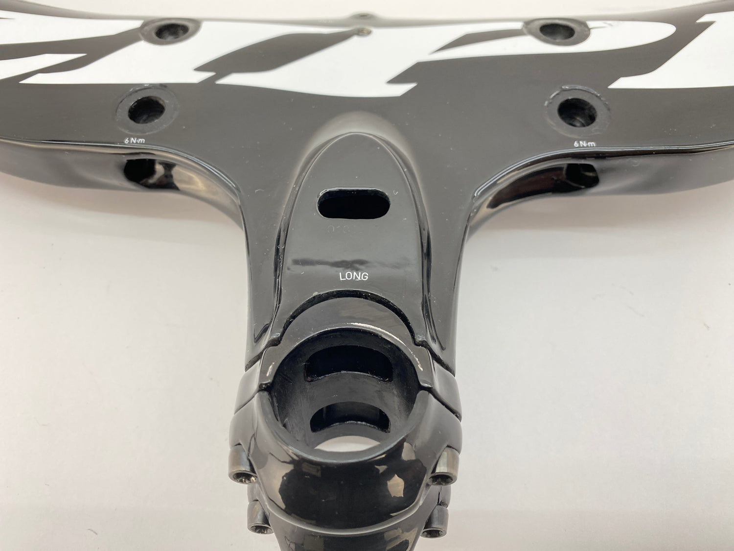 close up of stem clamp