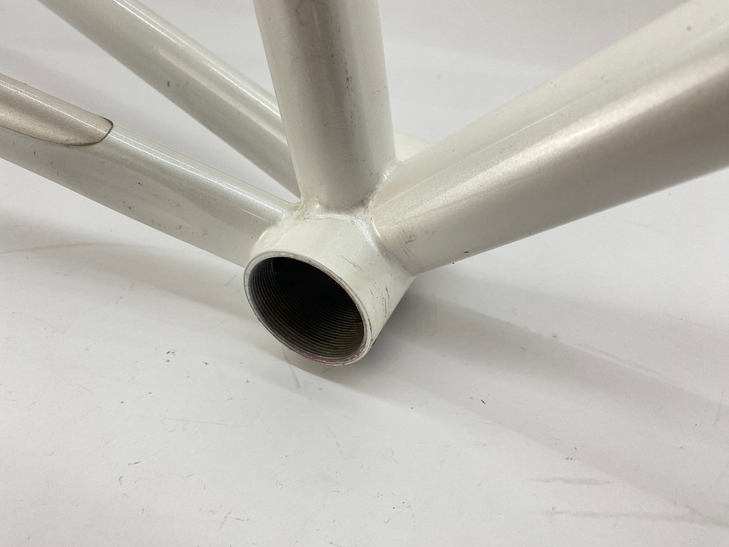 close up of the bottom bracket