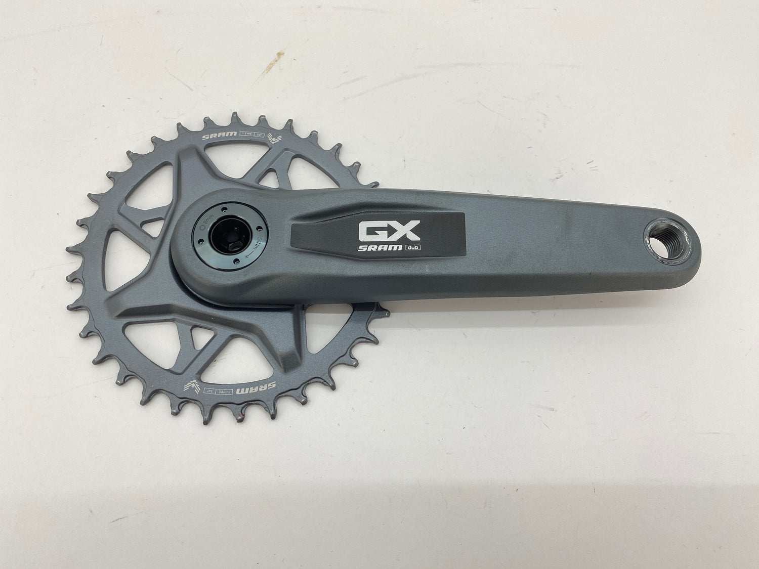 view of the right crank arm