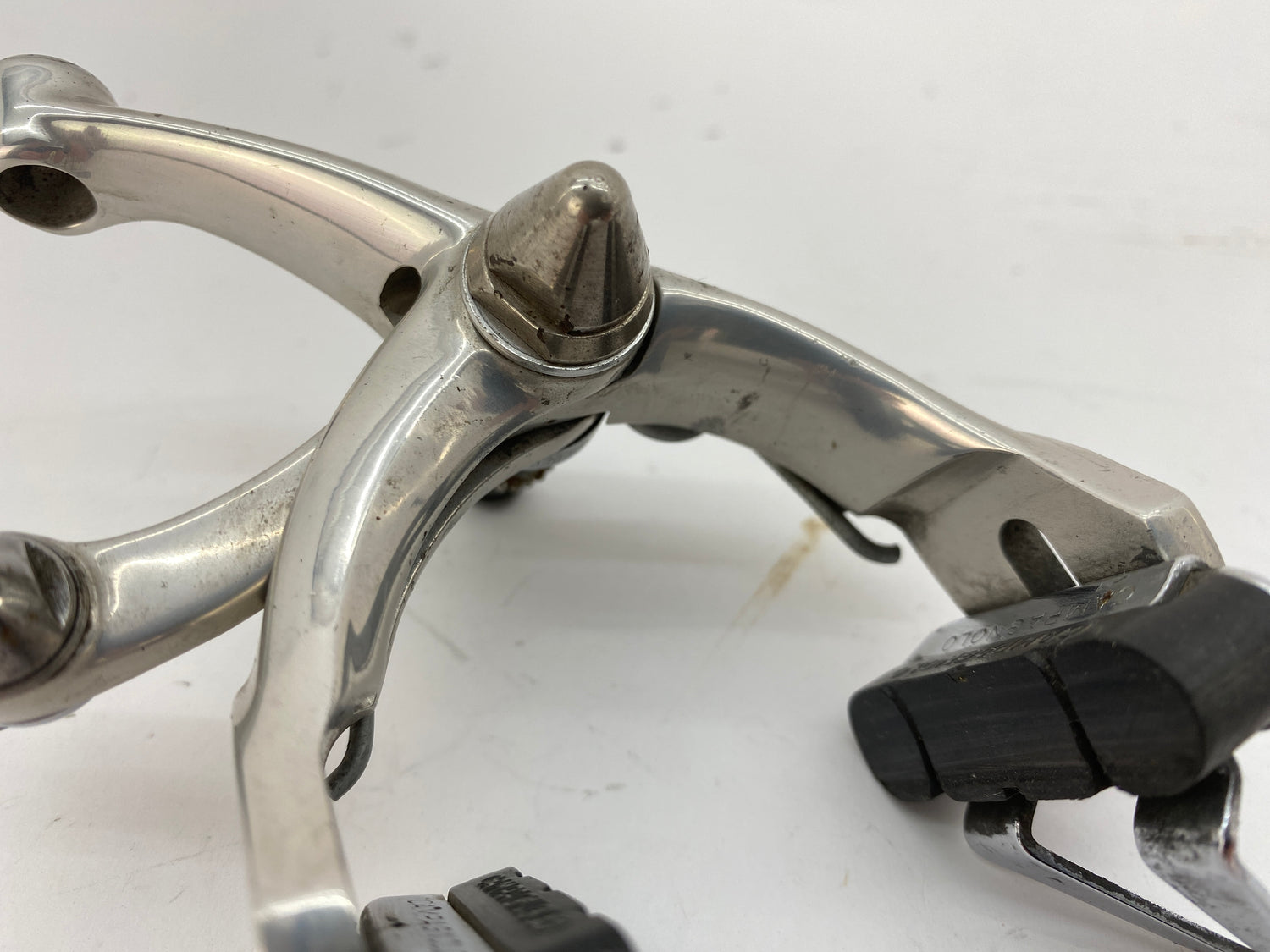close up of inside the caliper