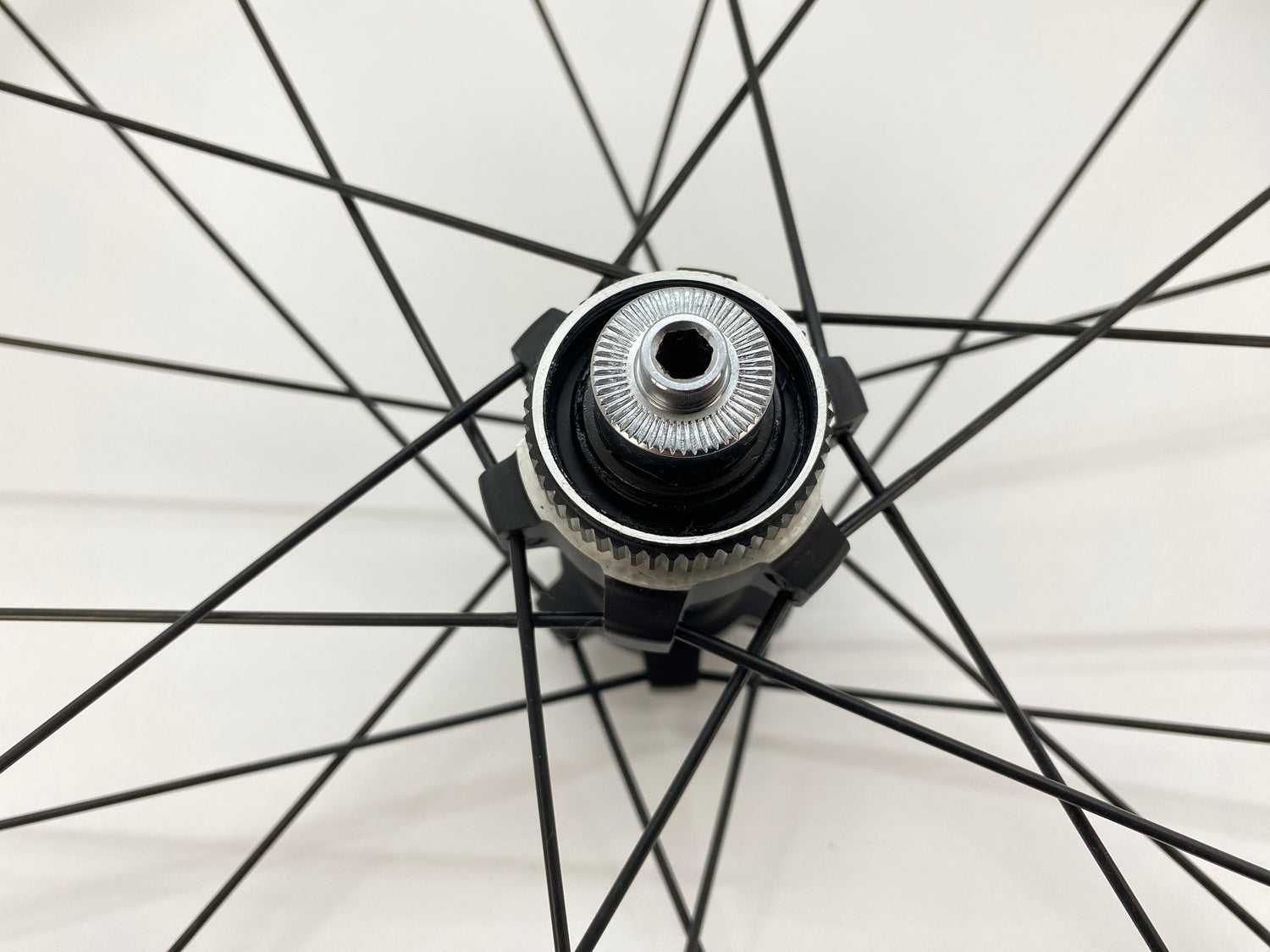 close up of the axle end