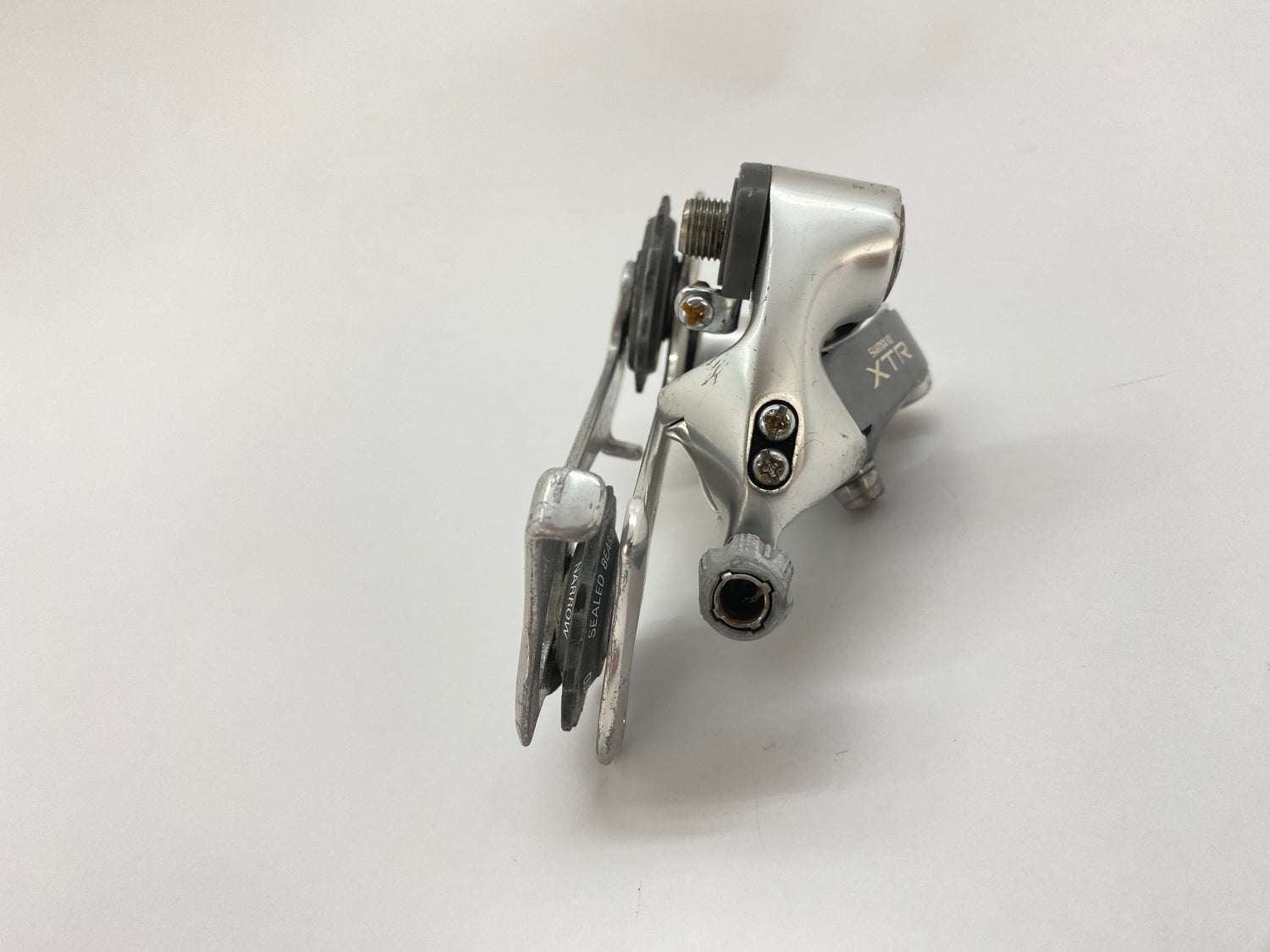 rear view of the derailleur