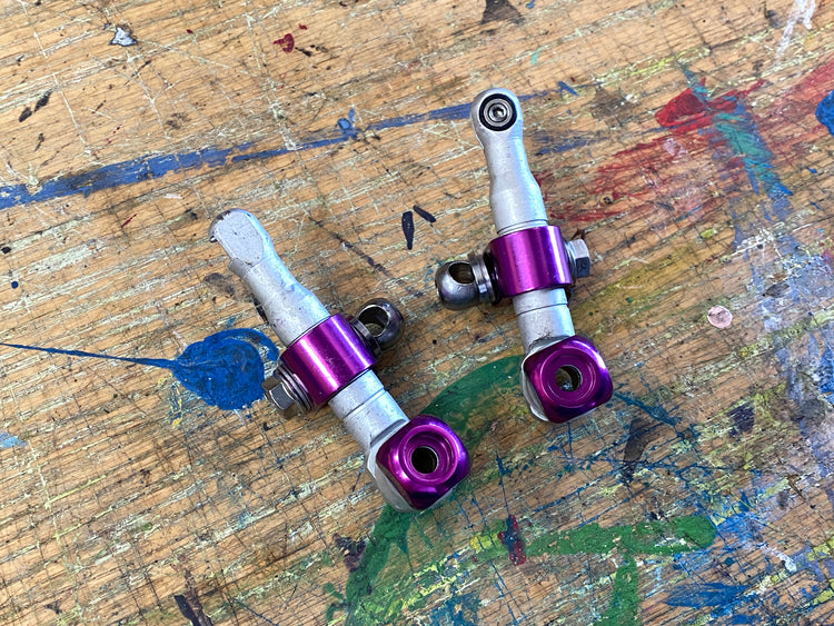 Tektro Vintage Cantilever Brake Arms Purple CNC