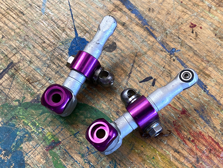 Tektro Vintage Cantilever Brake Arms Purple CNC