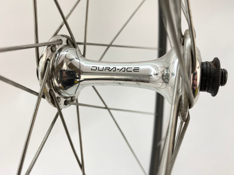 close up of the front hub