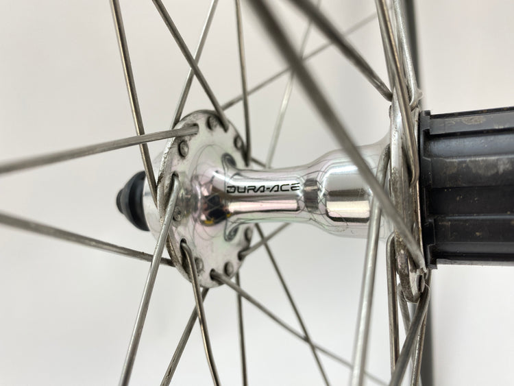 close up of the rear hub