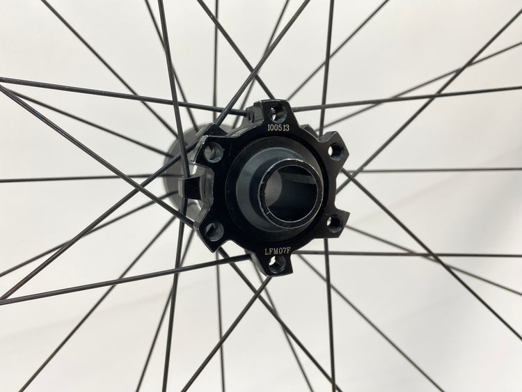 close up of the brake mount