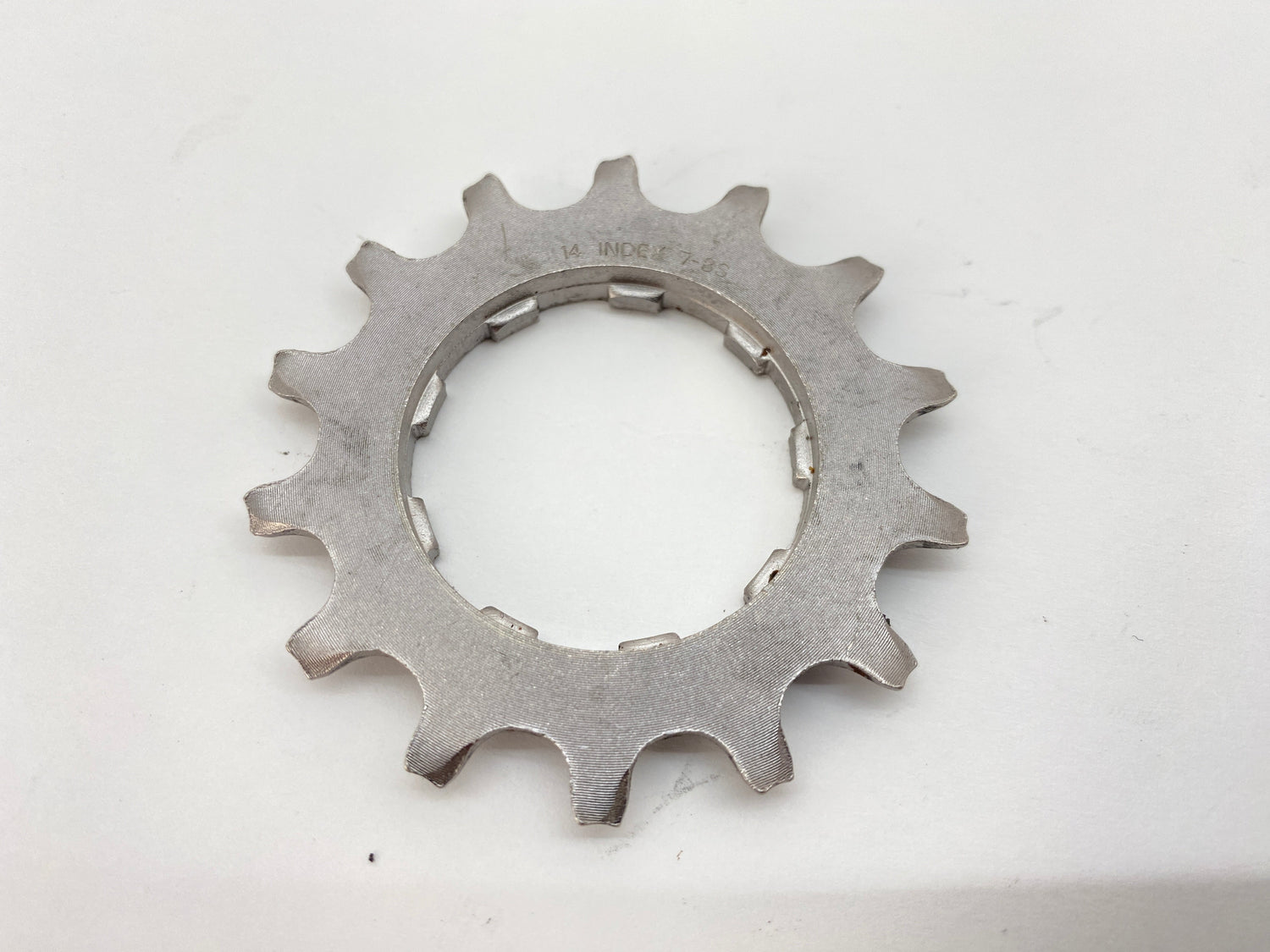 close up of the 14 cog