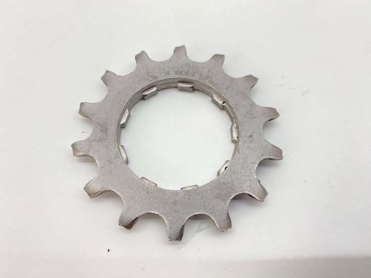 close up of the 14 cog
