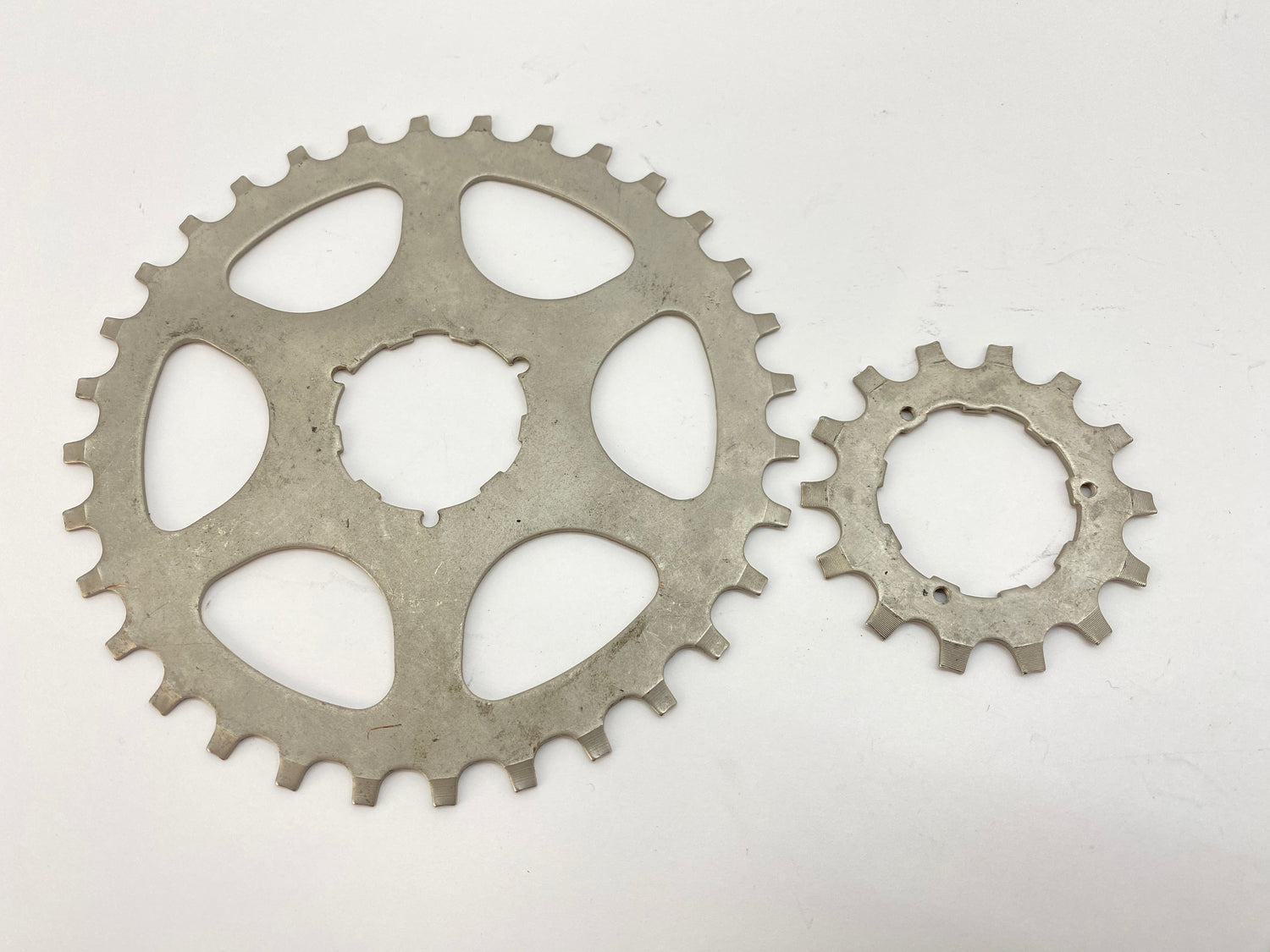 backside of the slide on cogs