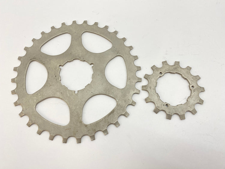 backside of the slide on cogs