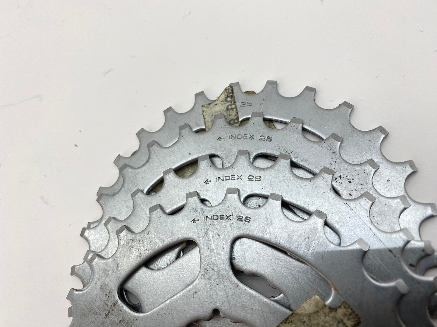 close up of the 26 cog