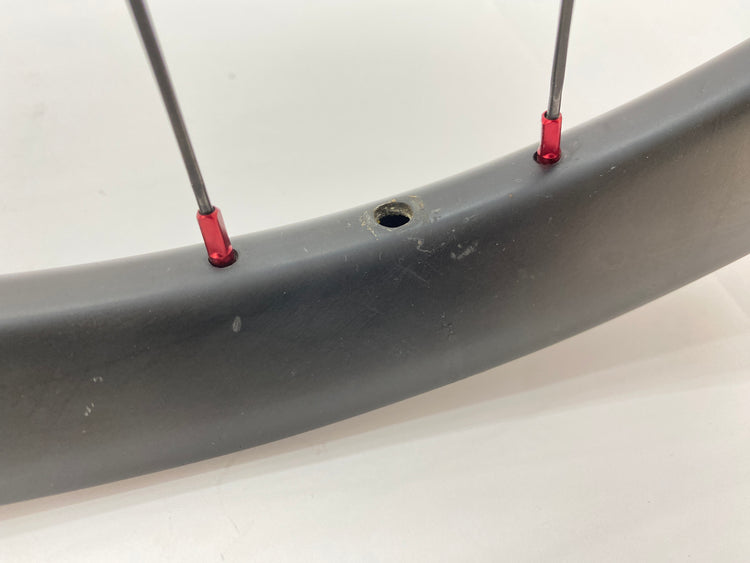 close up of the valve hole