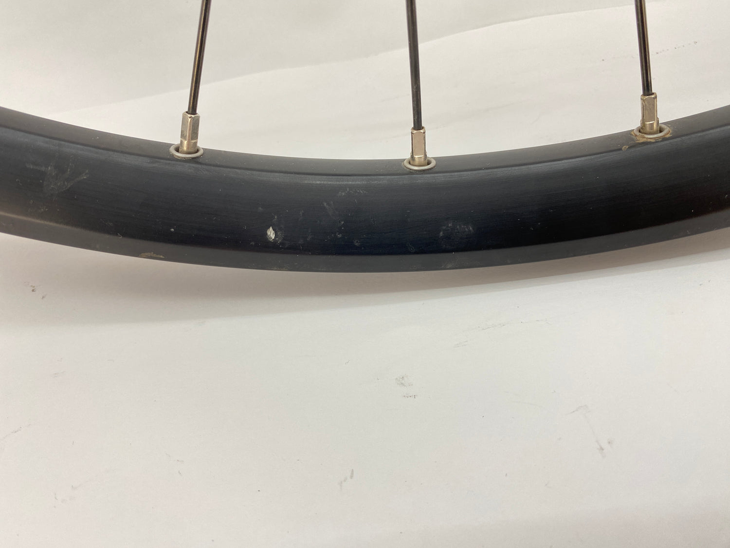 small scratch on the rear rim