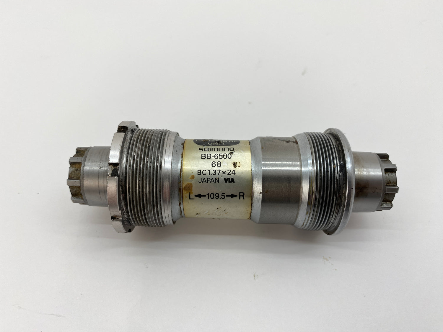 close up of the bottom bracket