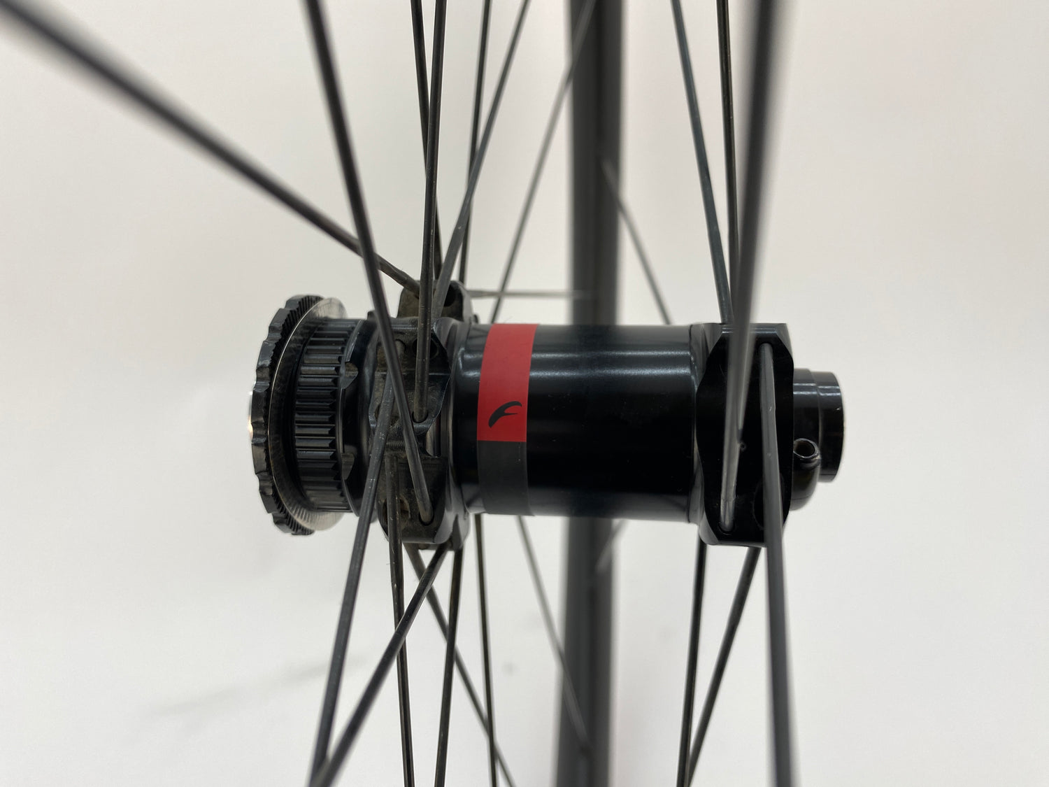 close up of the front hub