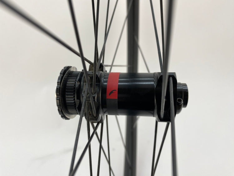 close up of the front hub