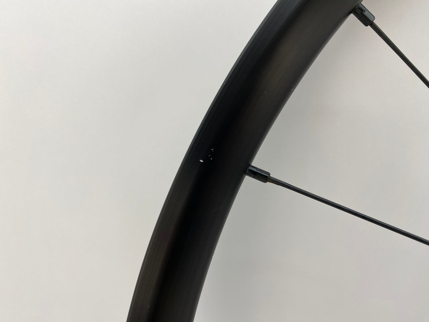 scratch on the rear rim