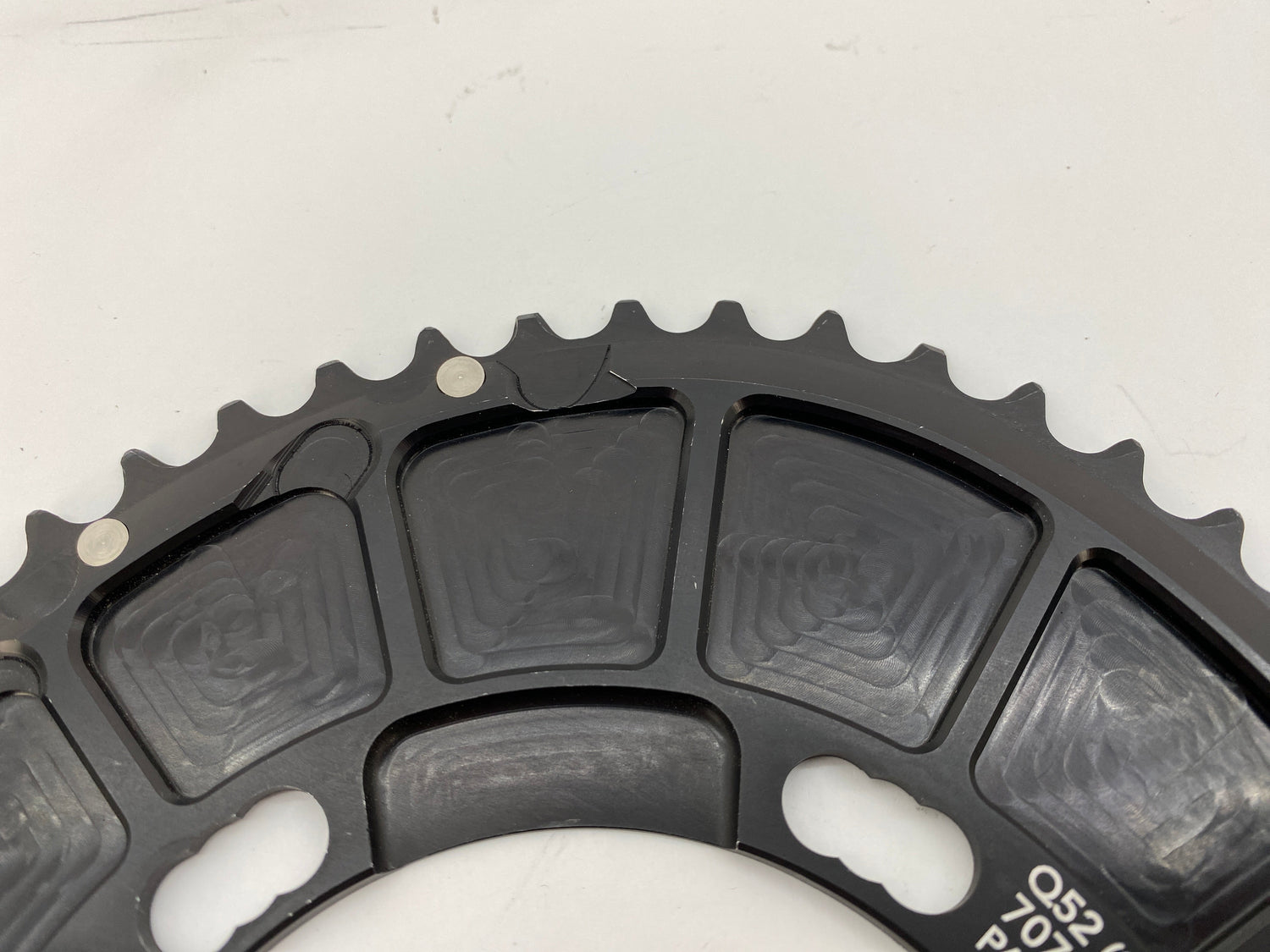 scuff marks on the back