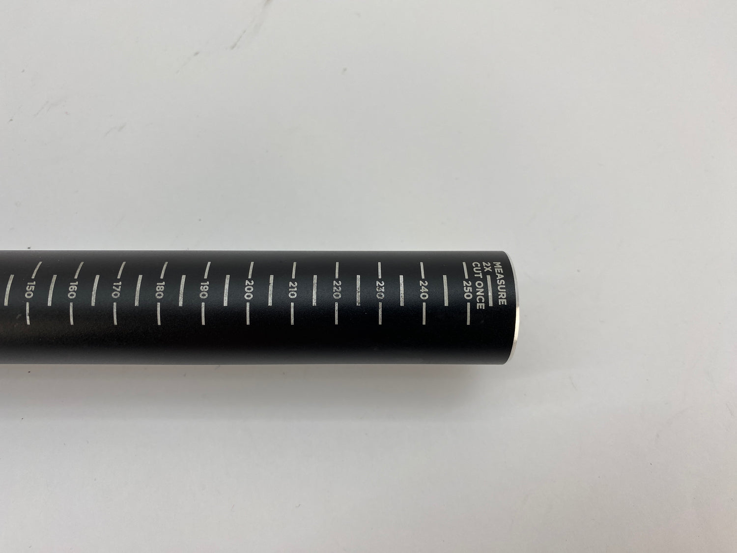 close up of the steering tube