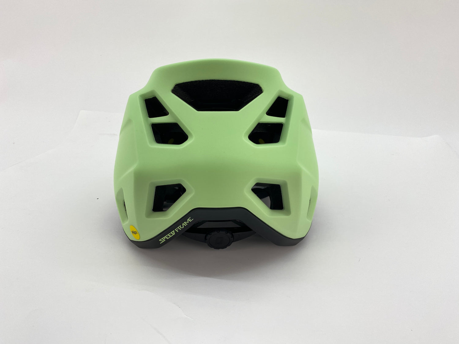 rear view of the helmet