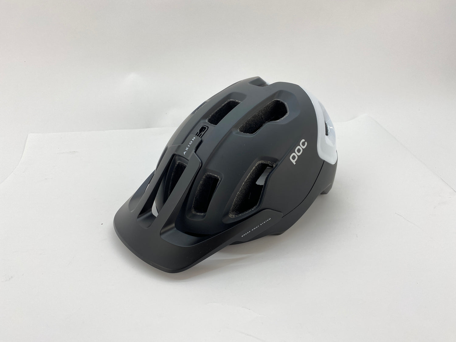 left side of helmet