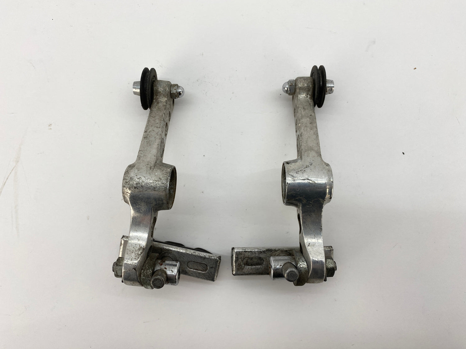 side view of the brakes