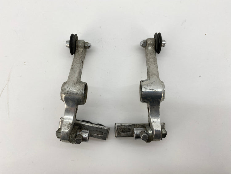 side view of the brakes
