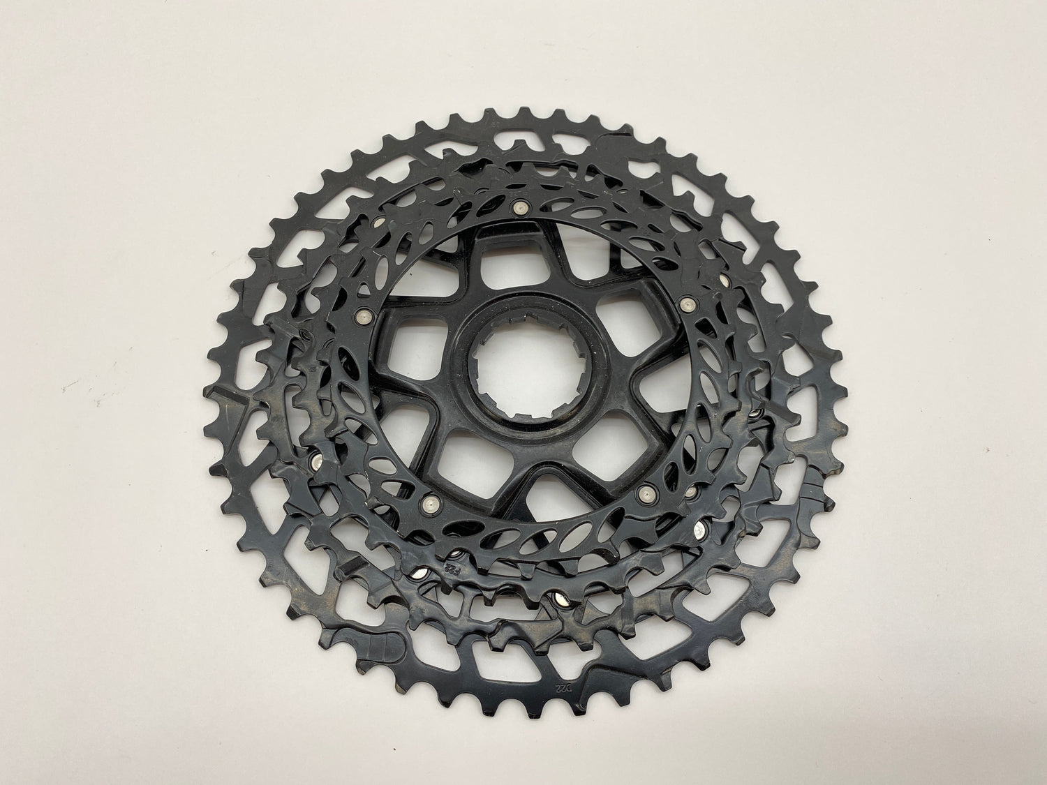 view of the last four cogs