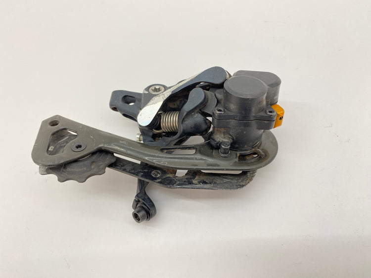 underside view of the derailleur