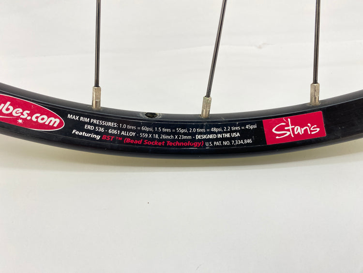 close up of the size label
