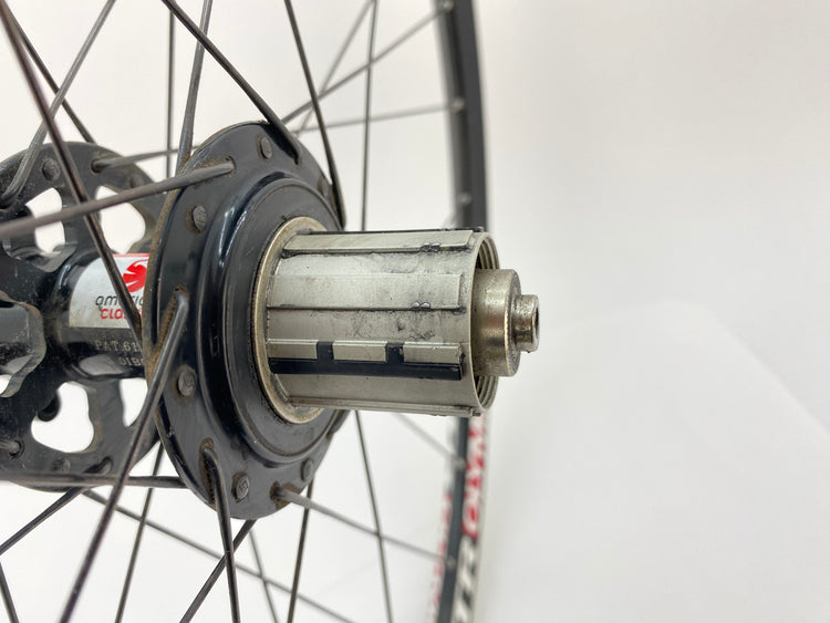 close up of the freehub body