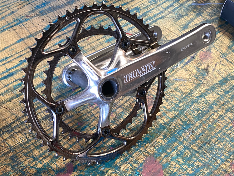 Truvativ Elita Polished Double Crankset New 53/39 170mm