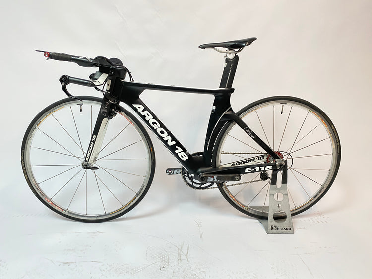 left side of the bike
