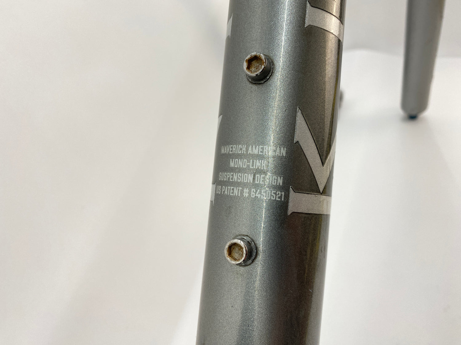 close up of suspension patent